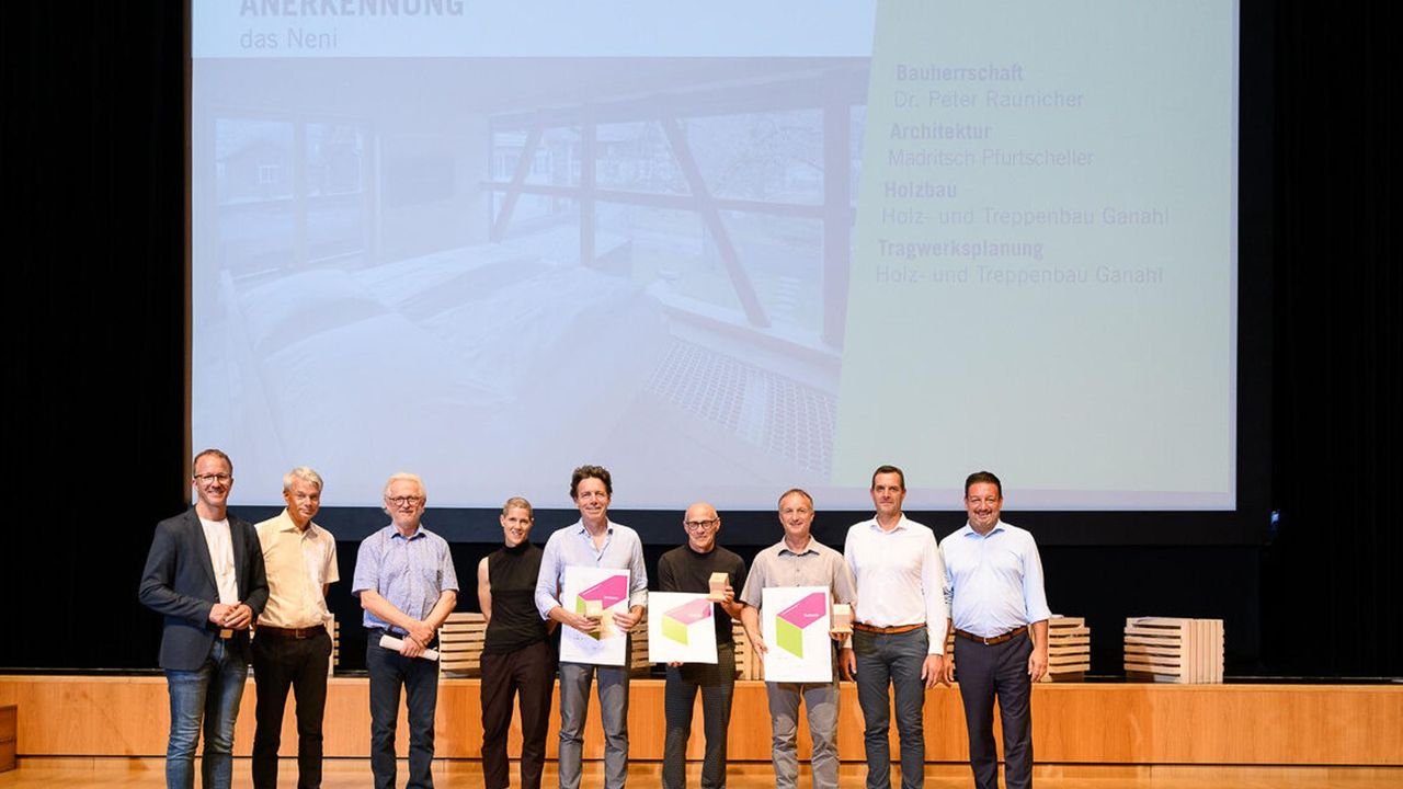 Auszeichnung Vorarlberger Holzbaupreis Auszeichnung Vorarlberger Holzbaupreis